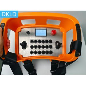 China Two Single Axis Proportional Pole Industrial Wireless Remote Controllers For Agricultural Machinery factory