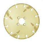 144 Teeths D180MM Vacuum Brazed Diamond Blade Edger in Circular Saw