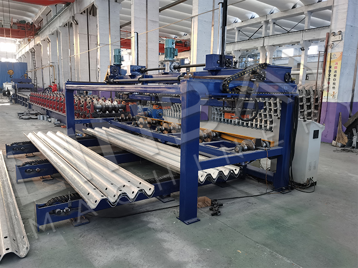 Automatic Steel Structure Two Waves And Three Waves Highway Guardrail Roll Forming Machine