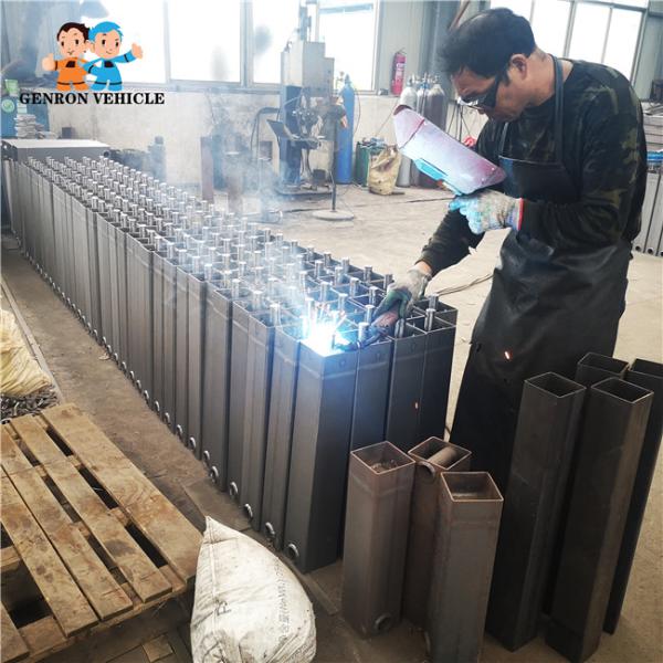 China Factory Trailer Jost 24t 28t 30t Landing Leg/Gear with Wheels Export to Ukraine Indonesia