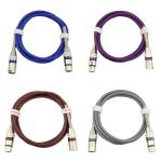 US Currency 20 FT XLR Cable Roll Customizable Length For Professional Audio
