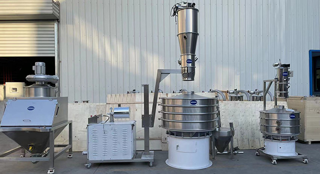 Explosion Proof Ultrasonic Sieve System Ultrasonic Vibrating Sieve Powder Screen