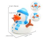 Snowman Shape Rubber duck Funny Christmas Themed Rubber Ducks For Holiday