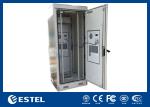 40U 19 Inch Weatherproof Rack Enclosure Anti Theft Three Point Lock
