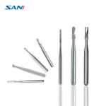 Handhold Straight Fissure Dental Carbide Burs Smooth Surface
