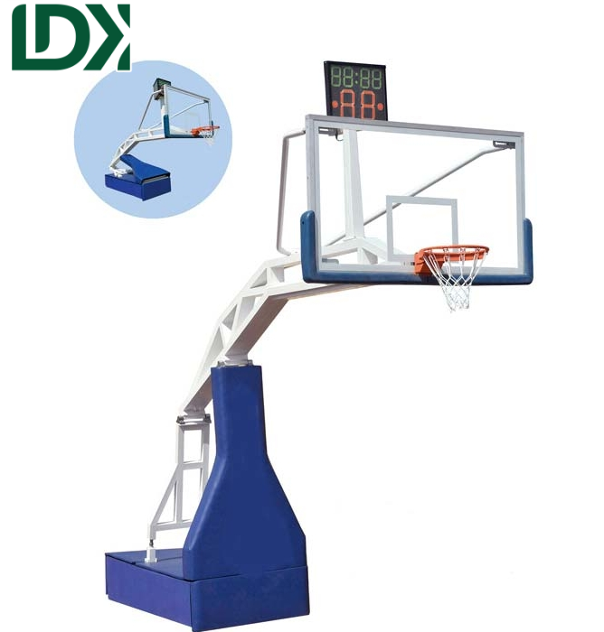 Stadium Training Basketball Stand Portable Hydraulic Basketball Hoop For Sale