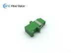PC Housing Fiber Optic Cable Adapter Flanged / Flangeless Simplex SC Side