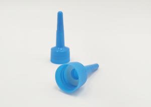 China 24410 / 28410 Blue Plastic Cosmetic Lids For Screw Dishwashing Plastic Packaging factory