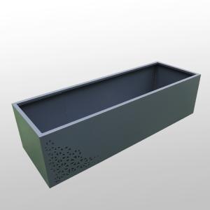 China L1500xW400xH450mm Large Galvanized Flower Pots For Backyard factory