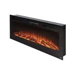 Adjustable Thermostat 40-In Electric Fireplace Wall Mounted Fireplace for Home