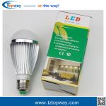 Aluminum outdoor 7w 9w 12w e27 pir infrared led motion sensor light bulb