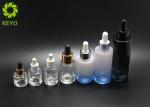Transparent Black Color Essential Oil Bottles Bulk 50ml Round Thick Bottom