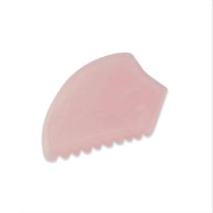 China Anti Aging Rose Quartz Hair Jade Comb factory