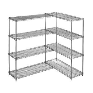 China Heavy Duty Chrome Steel Industrial Wire Shelving 4 - Layers For Medicine Storage factory
