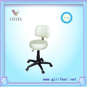 China fashionable salon furniture barber chair stool with backrest factory