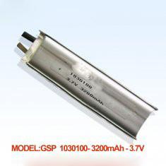 China High capacity Li-Polymer battery 1030100 3200mAh 3.7V factory