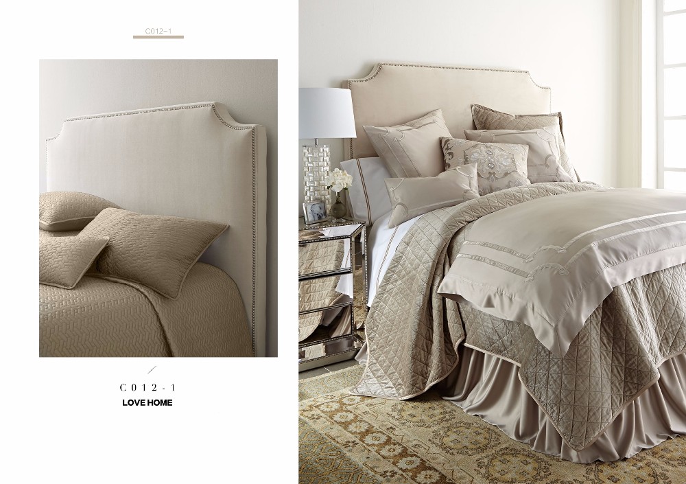 Simple Beige Double Best Bed Designs