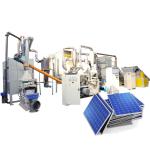 Customizable 200-1000kg/h Wasted Photovoltaic Panels Recycling Machine for