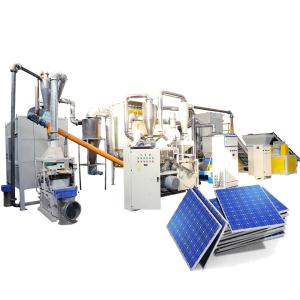 China Provided Video Outgoing-Inspection Full Automatic Solar Panels Recycling Machine factory