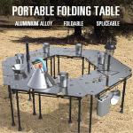 50*22*10/30/40cm DIY Beach Picnic Camping Coffee Dinning Tactical Table for
