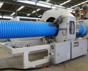 China High Corrugated Pipe Plant Double Wall Drain Pipe Extrusion Line factory