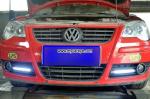 Volkswagen VW Polo DRL LED Daytime driving Lights Car front daylight