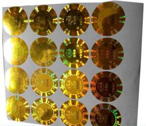 China Laser Holographic Circle Stickers For 10ml Vial Box Sealing factory
