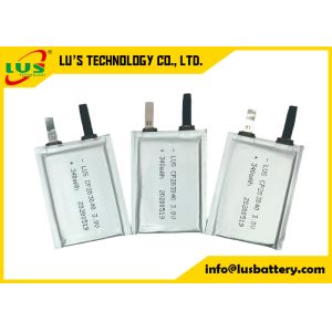 CP203040 3.0v 340mah Primary Lithium Battery TABS Terminals