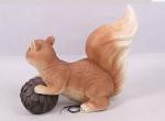 A pair of squirrel Lawn lights garden resin animal lamp park scenic lawn