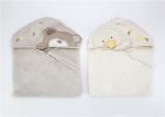 Sweat Absorbent Baby Receiving Blankets , Baby Boy Swaddle Blankets Grade A