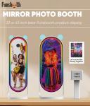 Interactive Mirror Photo Booth For Weddings , Selfie Magic Mirror Photo Booth