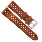 22mm Veg Tan Leather Watch Strap Bands For Sports Watch