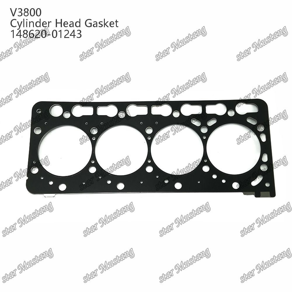 V3800 Cylinder Head Gasket Metal 148620-01243 Suitable For Kubota Engine