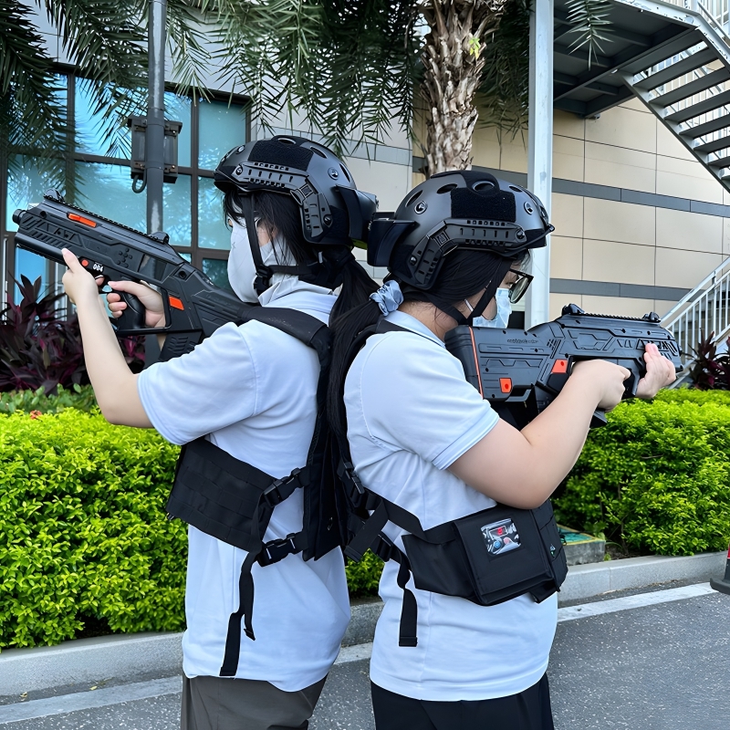 Commercial Wireless Laser Tag Gun with Vibration Vest and 24 Months Warranty for