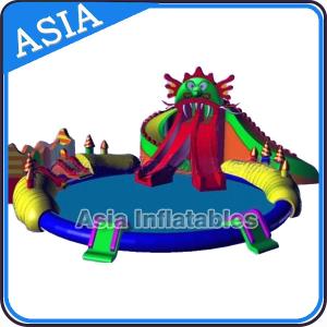 China Amusement Inflatable Water Park , Inflatable Water Sports Park , Inflatable Water Products factory