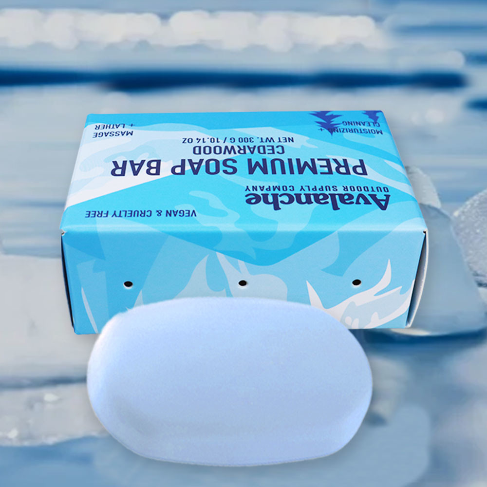 Soap Packaging Box For Dish Washing Cloths Washing Soap Printing Kraft Paperboard And Biodegradable Material Custom Dimension