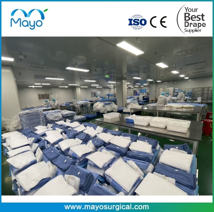 Customized Surgical Drape Angio Pack Disposable Angiography Pack Cardiovascular Set