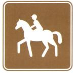 Tourist Attractions Brown Travelling Sign Reflective Film Sheet and Aluminum