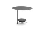 Simple Style Panna Cotta Table , Bass Design Metal Side Tables Stainless Steel
