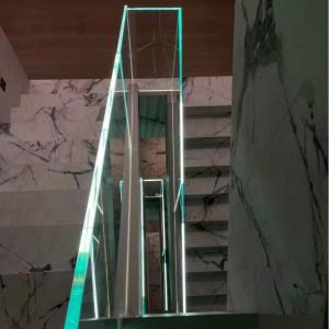 China Modern Home Tempered Glass Staircase Clear Customized Size factory