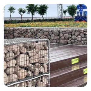China Hexagonal Gardening Decorative Gabion Box for Retaining Wall / River Construction factory
