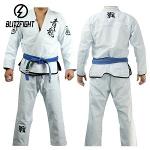China A2 Jiu Jitsu Kimono White 420Gsm Pearl Weave Jiu Jitsu Apparel on sale