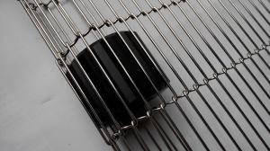 China Anti - Corrosion Stainless Steel Mesh Belt , Flat Wire Belt 1.0 - 4.0mm Dia factory