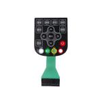 Silver Paste Metal Dome Membrane Switch Keyboard 4x3 Membrane Keypad