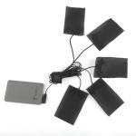 Rechargeable 5V Battery Heated Pad Carbon Fiber Heating Elements For Clothes