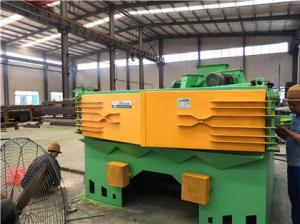 China Direct Coupling Sa2.5 Turntable Shot Blasting Machine Casting Forging Parts Cleaning factory