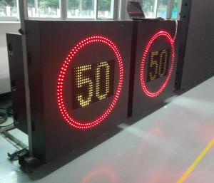 China 50W Traffic Speed Limit Signs Highway LED Variable Message Board factory