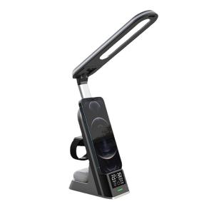 China 15W 7 In 1 Quick Wireless Charger WithLED Desk Lamp Touch Control factory