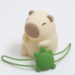 Custom Logo Capybara Kids Gift Bedroom Sleeping Cute Soft Lamp Color Gradient