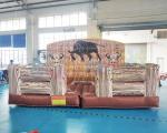 Interactive Fighting Inflatable Sports Games Mechanical Rodeo Bull
